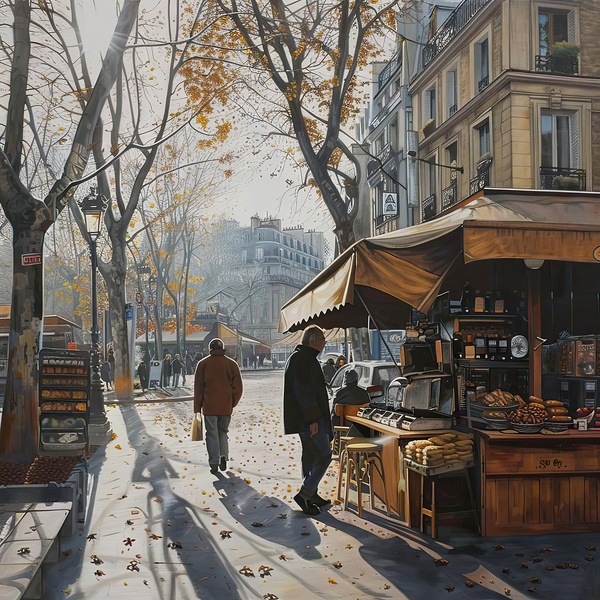 Autumn Market Stroll H9P2N5 67 by Abstract Rebellion