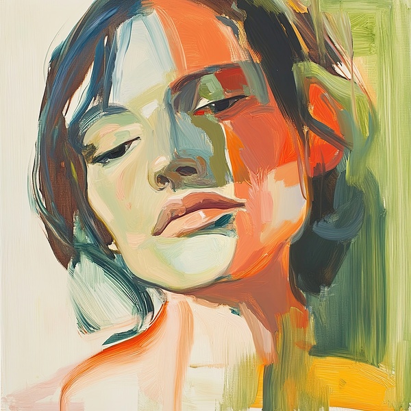 Contemplative Gaze Y59H2N 57 Print