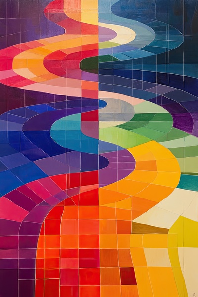 Chromatic River Flows Y7H9N2 64 by Abstract Rebellion