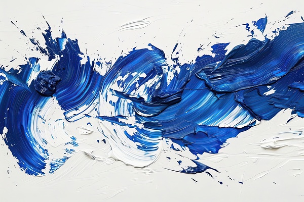Azure Whirlwind Dance H2N9P2 48 by Abstract Rebellion