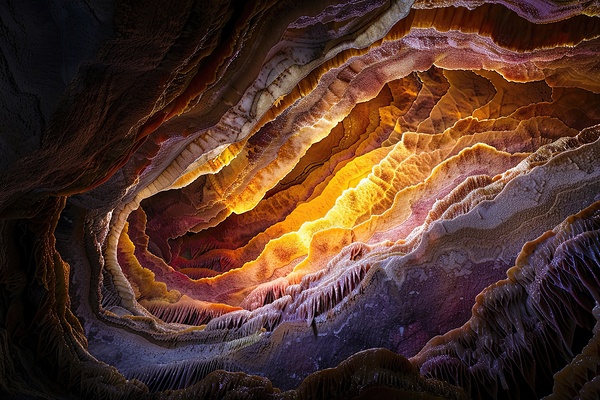 Caverns of Light H3N9P2 68 by Abstract Rebellion