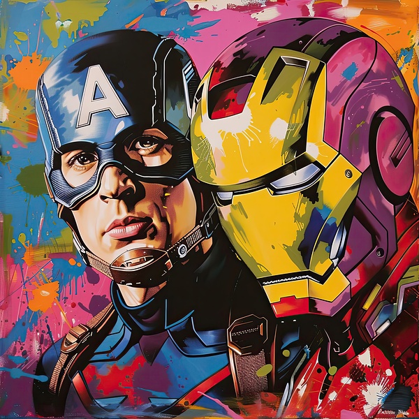 Avengers Unite 7H29P4 50 by Abstract Rebellion