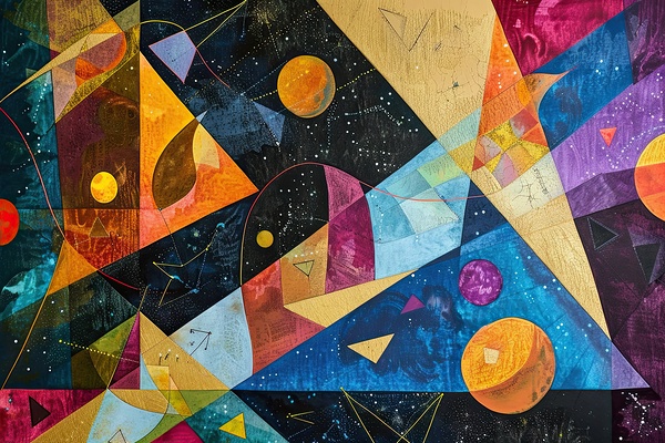 Cosmic Geometry NZ92HJ 55 by Abstract Rebellion