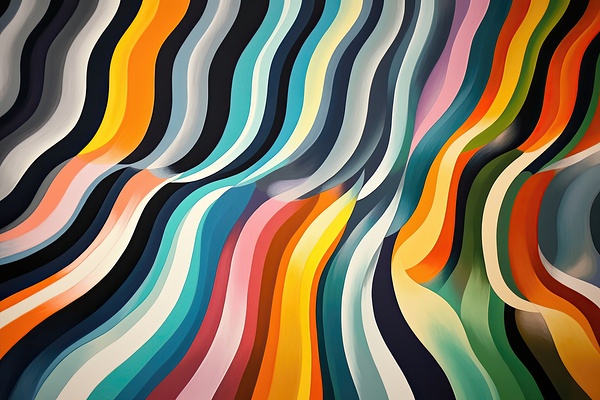 Chromatic Ripples 7H3N2Z 50 by Abstract Rebellion