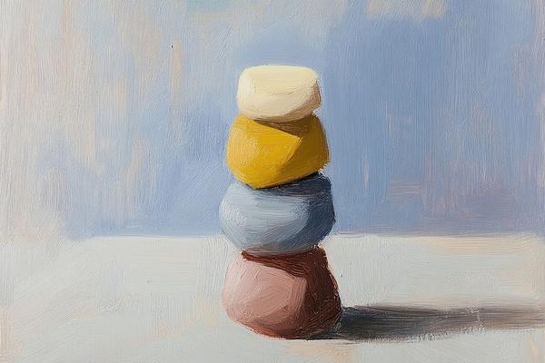 Balanced Stones K29H8N 45 by Abstract Rebellion