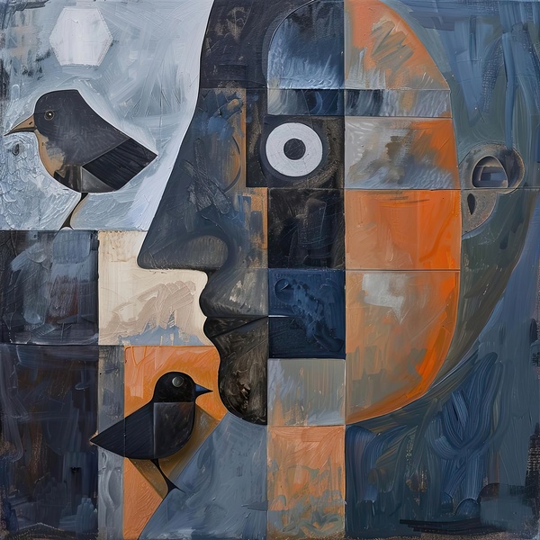 Avian Dialogue 7P3H2N 55 by Abstract Rebellion