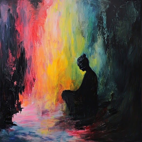 Chromatic Meditation H3N2P9 48 Print