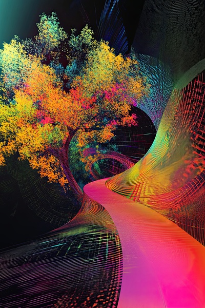 Chromatic Tree Path 9H3N2Z 60 by Abstract Rebellion