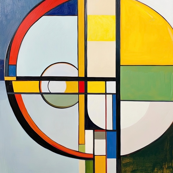 Circular Interplay 79B2D3 64 Print