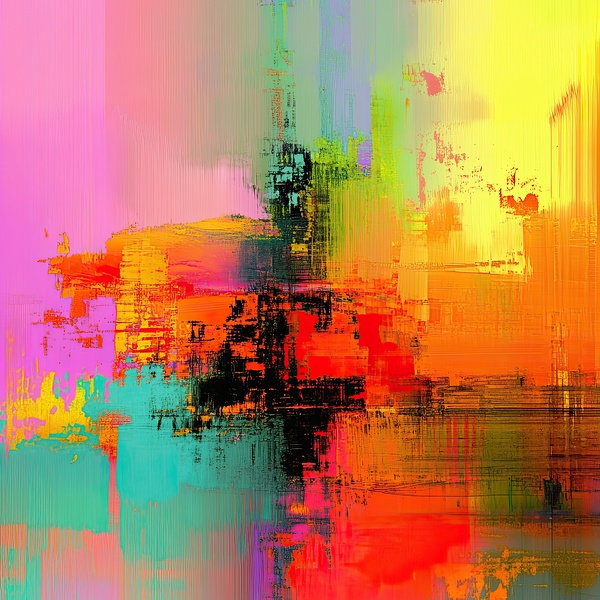 Chromatic Interference 74H9N2 60 Print