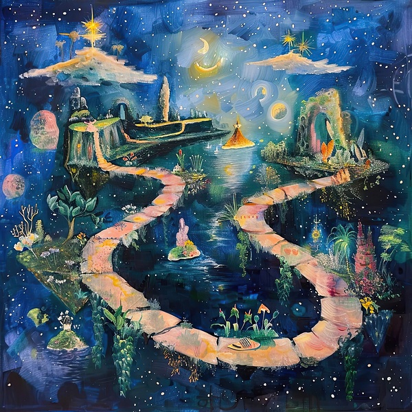 Celestial Pathways A729B5 49 Print