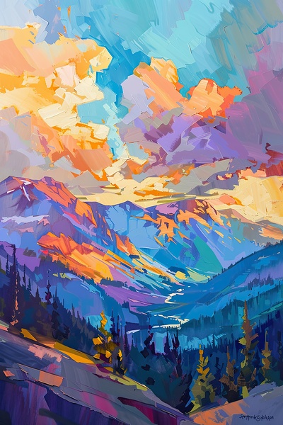 Chromatic Valley Glow H92N5Z 60 by Abstract Rebellion