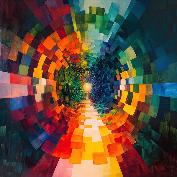 Chromatic Vortex Journey Y92H5N 58 by Abstract Rebellion