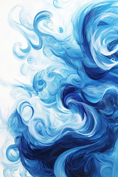Azure Whirlwind Dance K492ZN 48 by Abstract Rebellion
