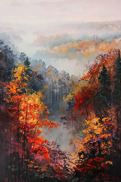 Autumn Valley Mist J59H2N 50 by Abstract Rebellion