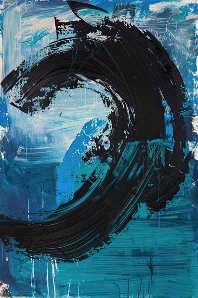 Azure Vortex NH793B 55 by Abstract Rebellion