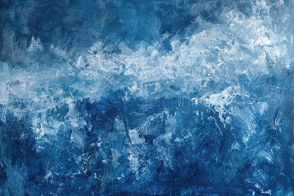 Azure Depths Whispers 2P9J7H 58 by Abstract Rebellion
