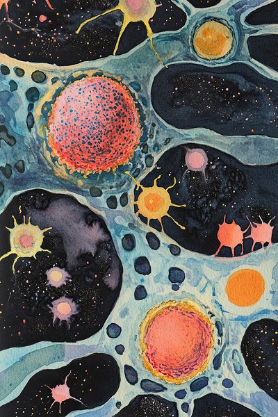 Cellular Cosmos Dance H92J5D 47 by Abstract Rebellion