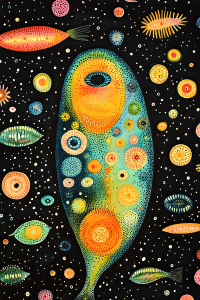 Cosmic Microcosm 4H9N2Z 55 Print