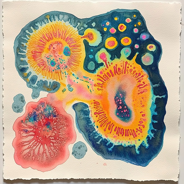 Blooming Chromatic Forms H2N9P2 58 by Abstract Rebellion