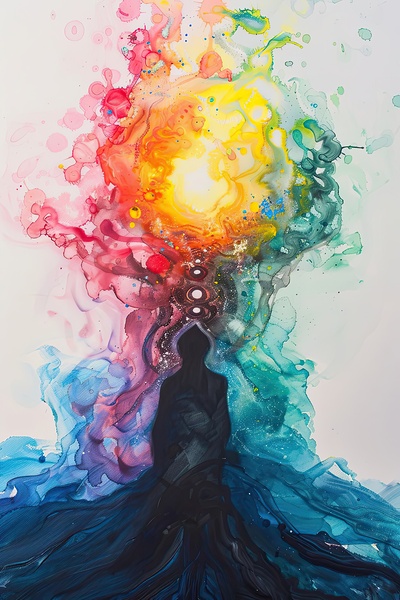Chromatic Meditation H3N9P2 60 by Abstract Rebellion