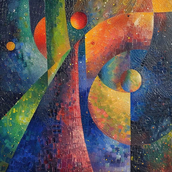 Cosmic Dance 7H29NP 45 by Abstract Rebellion