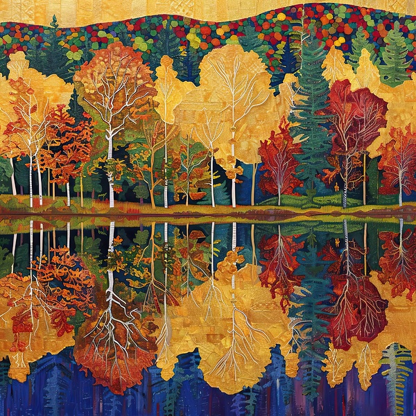 Autumn Reflection 8923HB 50 by Abstract Rebellion