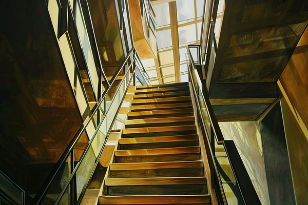 Ascent Golden Light B2D9J7 50 by Abstract Rebellion