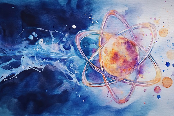 Atomic Dance Across Cosmos 7P9N8 58 Print