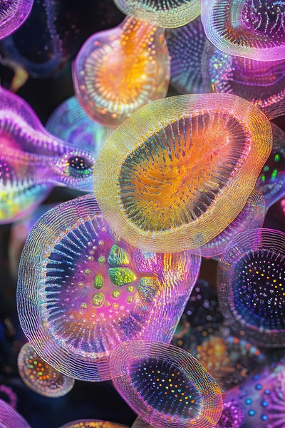 Bioluminescent Bloom 7H9N2Z 62   Copy by Abstract Rebellion