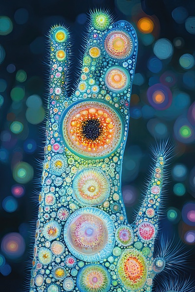 Celestial Hand Reach 7P39N 62 by Abstract Rebellion