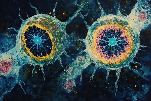 Cellular Cosmos Dance H2N9P 55 by Abstract Rebellion