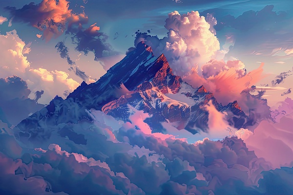 Celestial Summit ZX92CV 60 Print