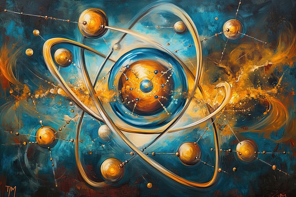 Atomic Dance Across Cosmos 7P9J2D 63 by Abstract Rebellion