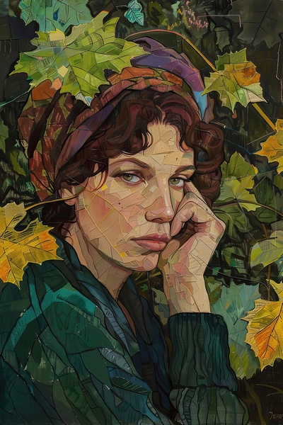 Autumn Muse N92H3P 65 Print