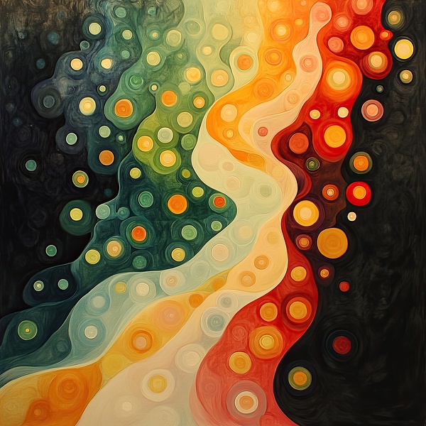 Chromatic River Flows ZX49CV 55 by Abstract Rebellion