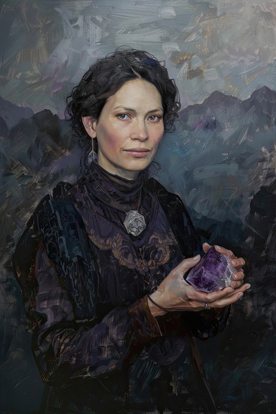 Amethyst Visionary 7H29PZ 45 by Abstract Rebellion