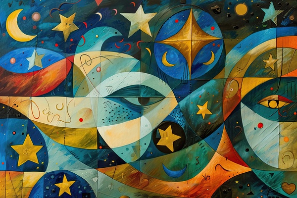 Celestial Dreamscape H9P4N2 55 Print