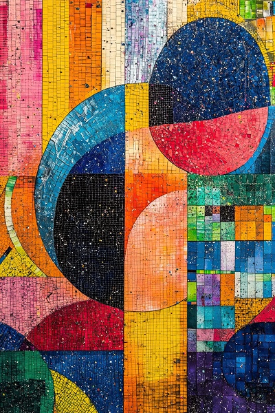 Chromatic Mosaic NZ8H92 60 Print