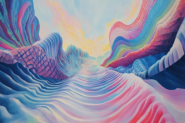 Chromatic Rhythms Flow 7P9N4 57 by Abstract Rebellion