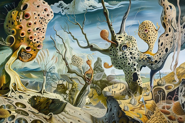 Biomorphic Reverie 7H29P4 45 by Abstract Rebellion
