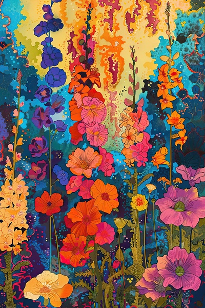 Blooming Chromatic Garden H3N5P2 53 by Abstract Rebellion