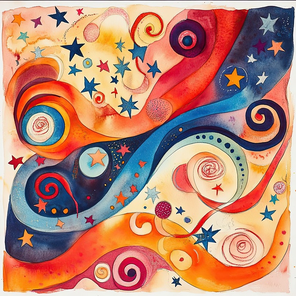 Celestial Dance 7892B4 45 Print