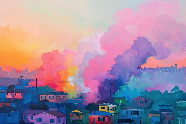 Chromatic Suburbia NH9B2Z 55 by Abstract Rebellion