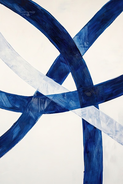 Azure Interlace NH793B 53 Print