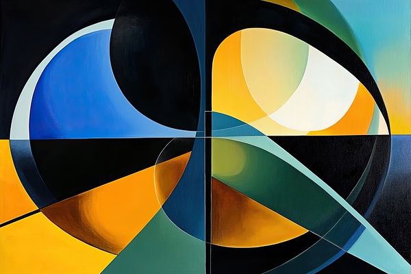 Chromatic Quadrants 49ZHP2 52 Print