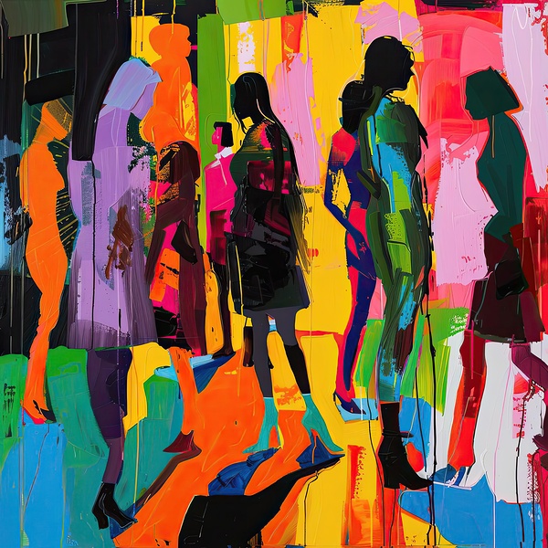 Chromatic Silhouettes 7P3N9H 57 by Abstract Rebellion