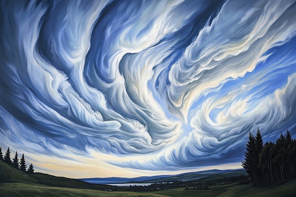 Celestial Vortex NZ92H3 65 Print