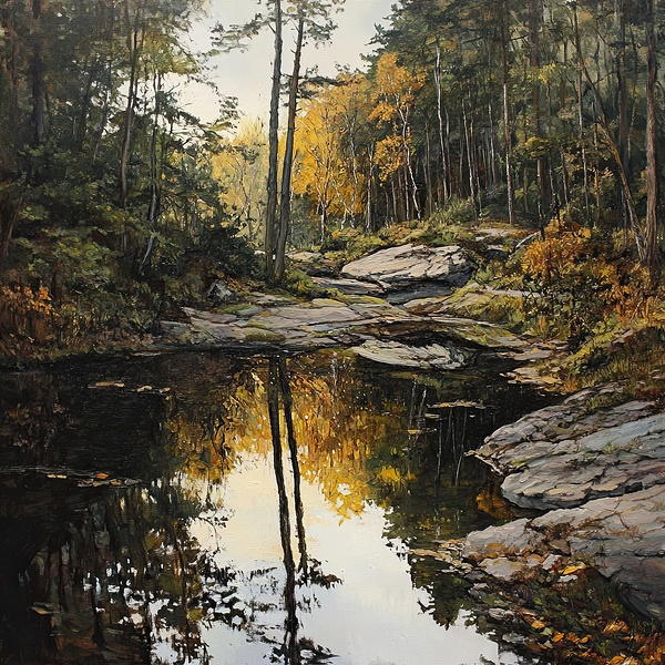 Autumn Reflections 9H2NJP 45 by Abstract Rebellion
