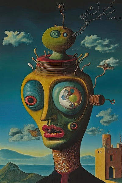 Biomechanical Being 9P3H2N 62 Print